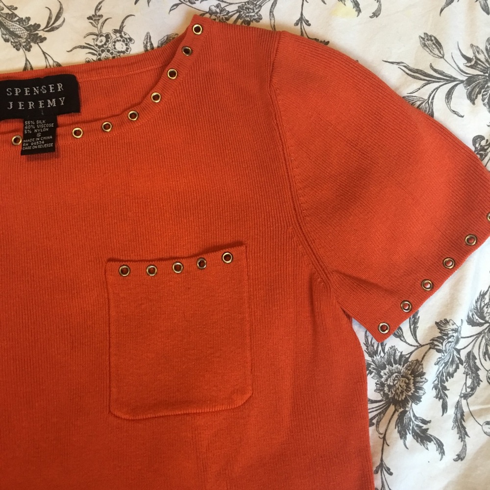 Cropped Burnt Orange Top